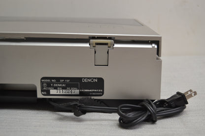 Denon DP-15F Direct Drive Turntable * Fully Serviced * 120V Switched *