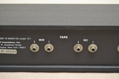 MXR Stereo 15 Band Graphic Equalizer Model 127
