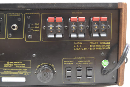 Pioneer SX-1050 Stereo Receiver * 120W RMS * Fully Serviced * LED Upgrade * No Shipping