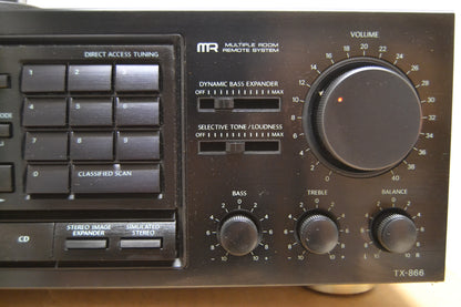 Onkyo TX-866 Stereo Receiver * 80W RMS * Remote * Fully Serviced * Box
