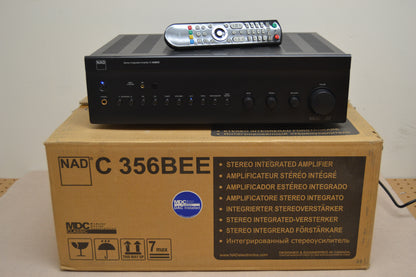 NAD C356BEE Integrated Amplifier * DAC Board * Remote * Manual * Box