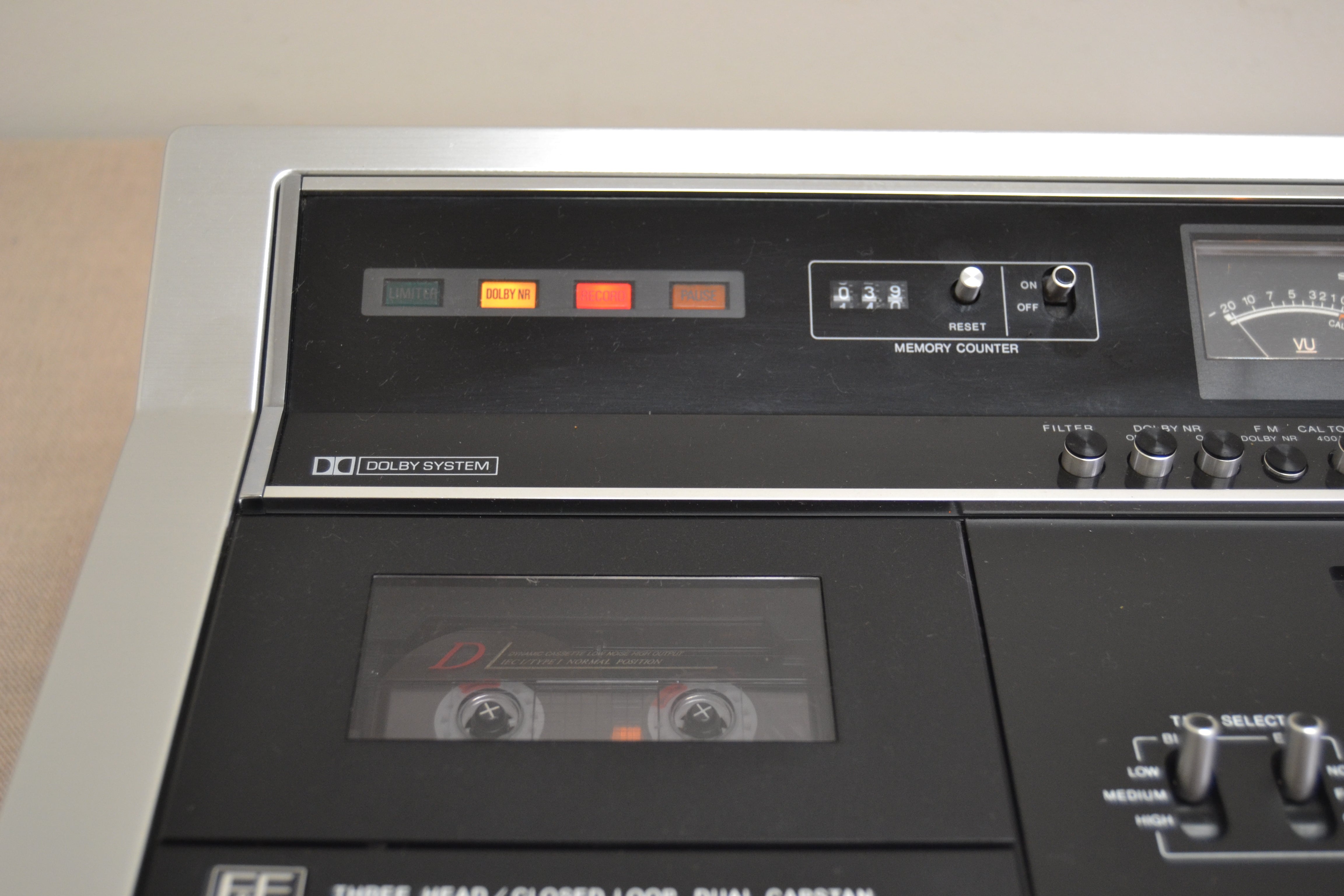Sony TC-177SD Single Cassette Deck * Fully Serviced * New Belts