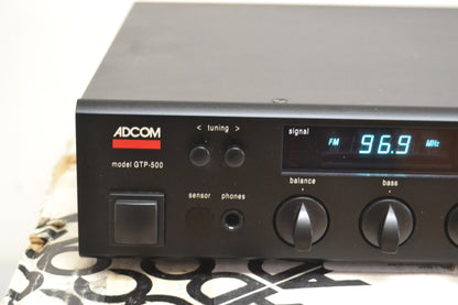 Adcom GTP-500  Tuner / Pre-Amplifier * Remote * Original Box * AM Antenna