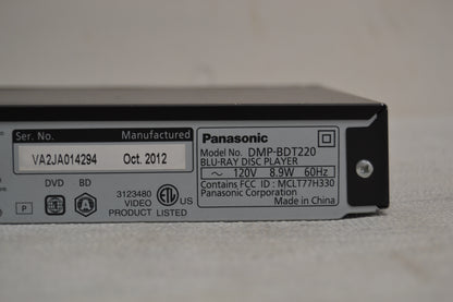 Panasonic DMP-BTD220 BlueRay Player * Remote * Fully Serviced