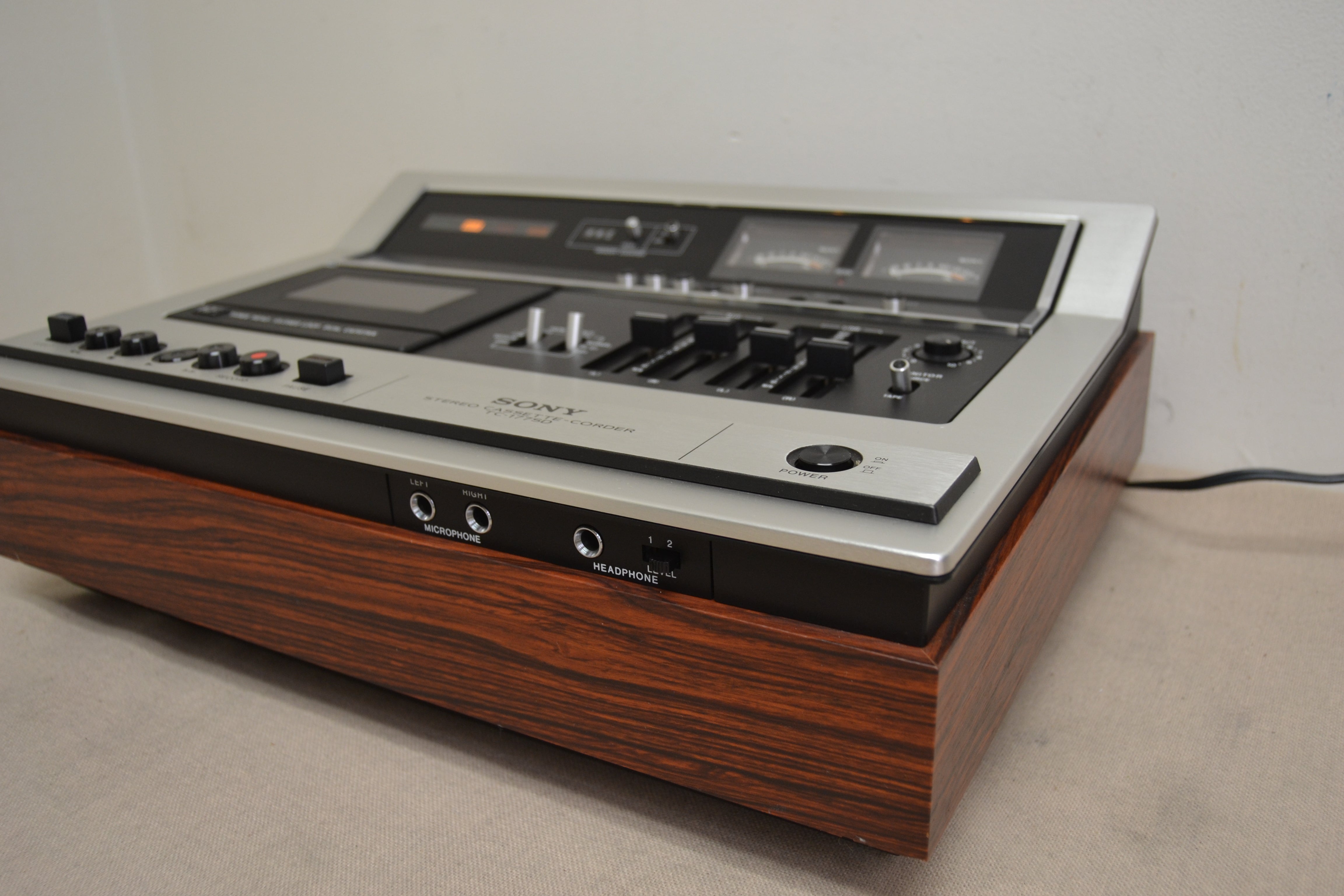 Sony TC-177SD Single Cassette Deck * Fully Serviced * New Belts