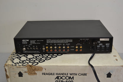 Adcom GTP-500  Tuner / Pre-Amplifier * Remote * Original Box * AM Antenna
