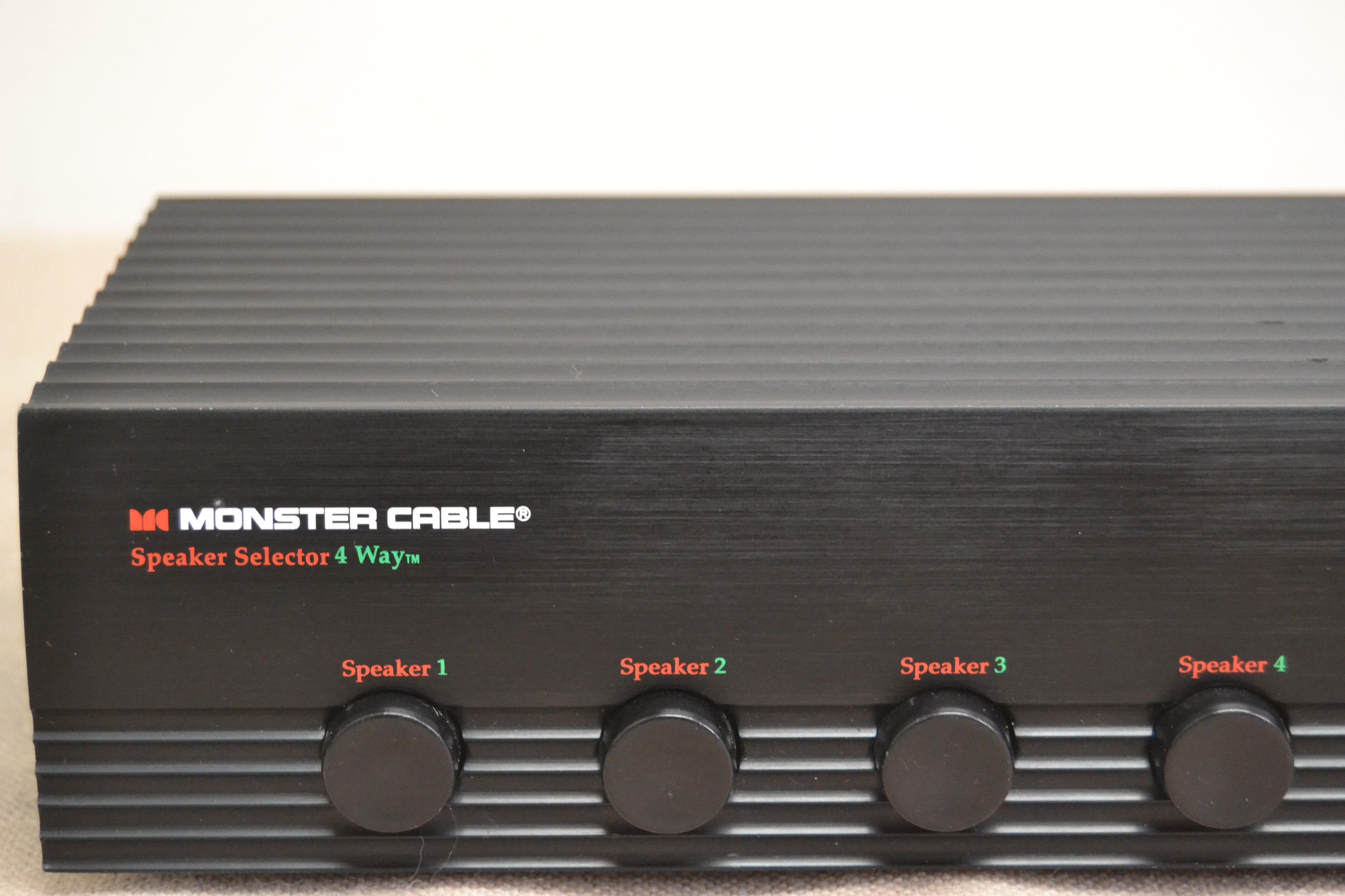 Monster Cable Speaker Selector 4 way