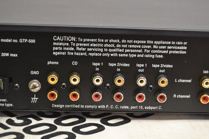 Adcom GTP-500  Tuner / Pre-Amplifier * Remote * Original Box * AM Antenna