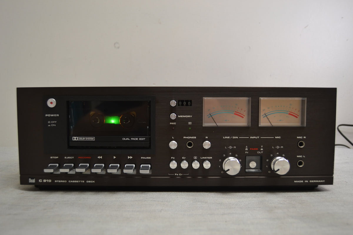 Dual C819 Single Cassette Deck * Made in Germany * Fully Serviced with New Belts
