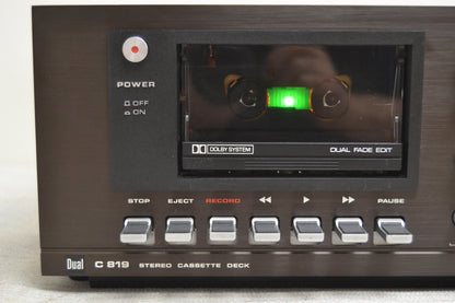 Dual C819 Single Cassette Deck * Made in Germany * Fully Serviced with New Belts