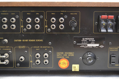 Pioneer SX-838 Stereo Receiver * 50W RMS * Fully Serviced and Recapped *
