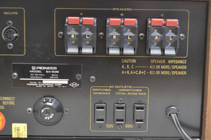 Pioneer SX-838 Stereo Receiver * 50W RMS * Fully Serviced and Recapped *