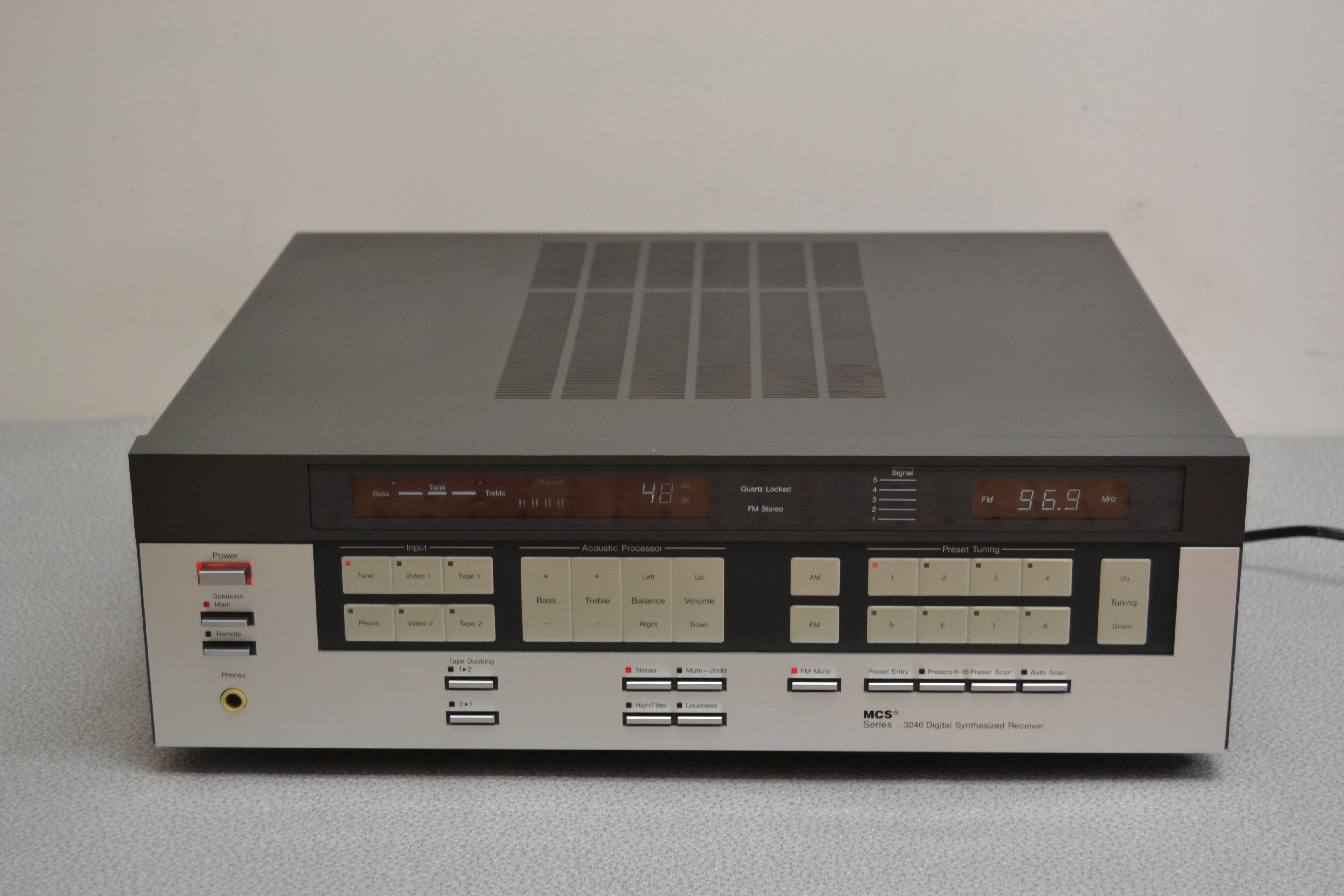 MCS Modular Component Systems 3246 Stereo Receiver (1983) * 45W RMS ...