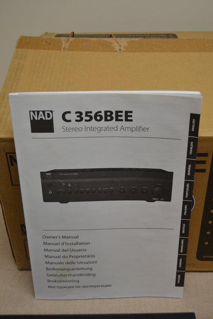 NAD C356BEE Integrated Amplifier * DAC Board * Remote * Manual * Box