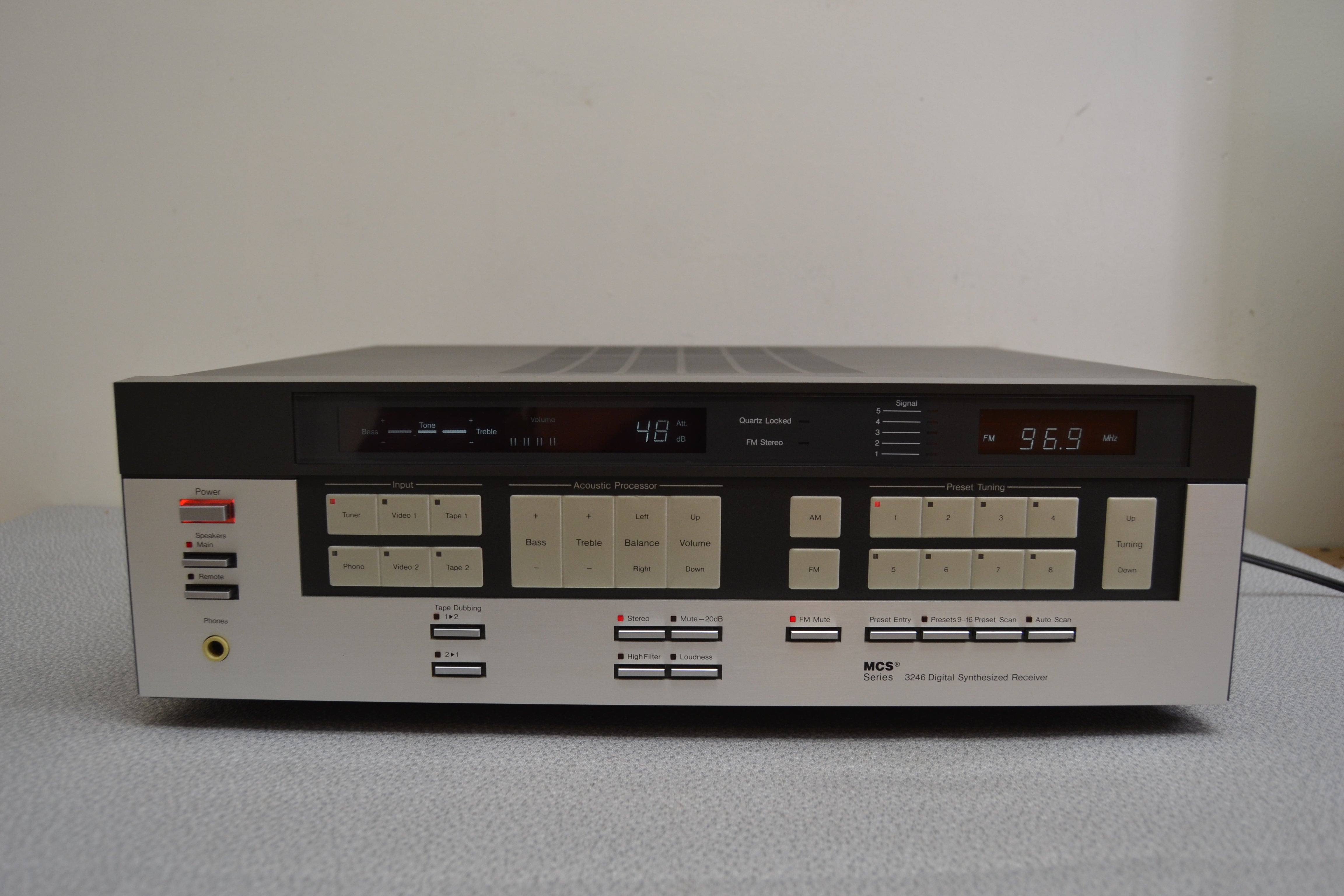Modular Component Systems 3246  Digital Synthesizer Receiver (1983)