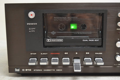 Dual C819 Single Cassette Deck * Made in Germany * Fully Serviced with New Belts