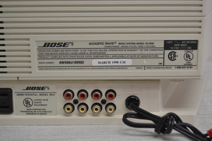 Bose CD-3000 Acoustic Wave System with PD-2 Pedestal 8 Fully Serviced