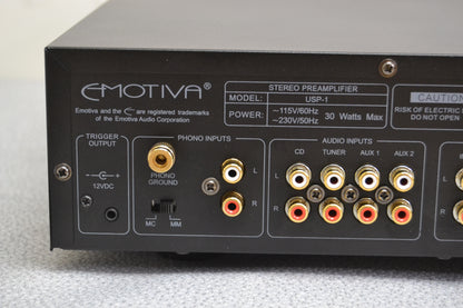 Emotiva USP-1 Stereo Preamplifier * Remote * Fully Serviced ! * MINT
