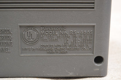 Panasonic RS-4665 Portable Boombox Radio * Fully Serviced