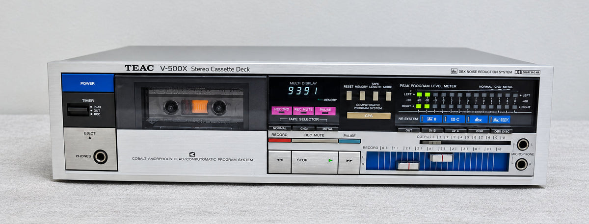 Teac V500X Single Cassette Deck * DBX * Fully Serviced * New Belts ! * Manual