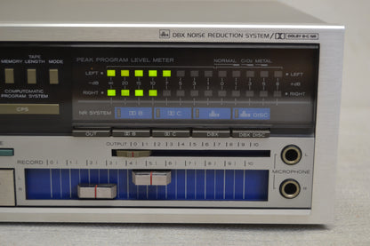 Teac V500X Single Cassette Deck * DBX * Fully Serviced * New Belts ! * Manual