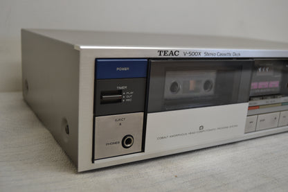 Teac V500X Single Cassette Deck * DBX * Fully Serviced * New Belts ! * Manual