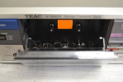 Teac V500X Single Cassette Deck * DBX * Fully Serviced * New Belts ! * Manual