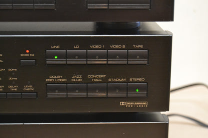 Rotel Stack - RSP-960AX Pre - RB-956AX Six Channel Amp - RT-940AX Tuner * 1992 * 90W RMS