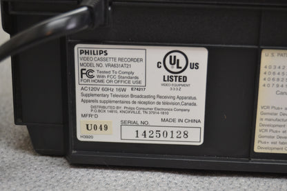Philips Magnavox VRA631ATV21 Video Cassette Recorder * Remote Control * Fully Serviced * New belts