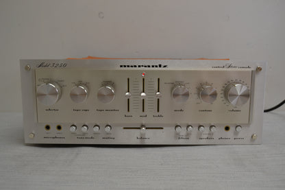 Marantz 3250 Stereo Preamplifier * Fully Serviced * Recapped * Box * Manual * NEW Heiukko Solid Wood Case