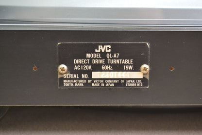 JVC QL-A7 Direct Drive Turntable