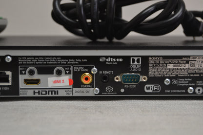 Sony UBP-X1000ES BluRay Player 4K * Remote * Fully Serviced