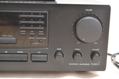 Onkyo TX-8211 Stereo Receiver * 50W RMS * Remote