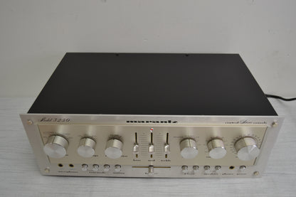 Marantz 3250 Stereo Preamplifier * Fully Serviced * Recapped * Box * Manual * NEW Heiukko Solid Wood Case