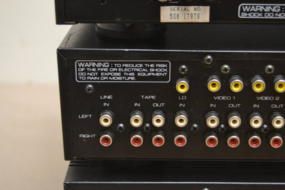 Rotel Stack - RSP-960AX Pre - RB-956AX Six Channel Amp - RT-940AX Tuner * 1992 * 90W RMS