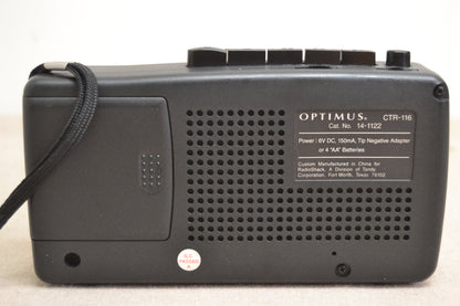 Optimus CTR-116 Cassette Tape Recorder * Box * Manual * New Belts !