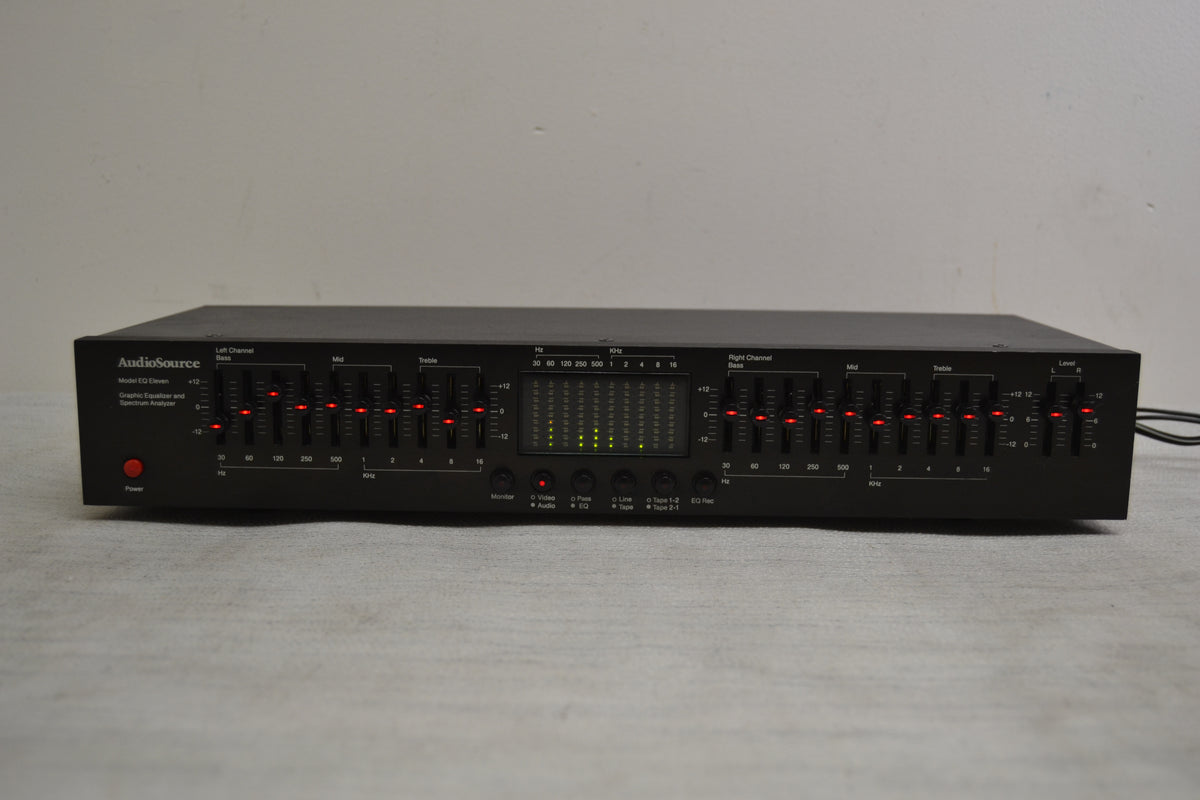 AudioSource EQ Eleven * Graphic Equalizer with Spectrum Analyzer * Fully Serviced
