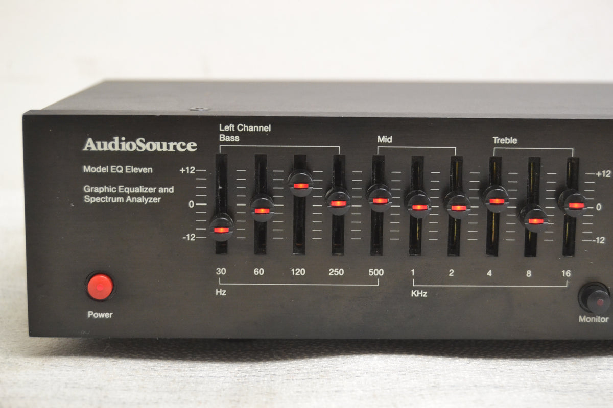 AudioSource EQ Eleven * Graphic Equalizer with Spectrum Analyzer * Fully Serviced