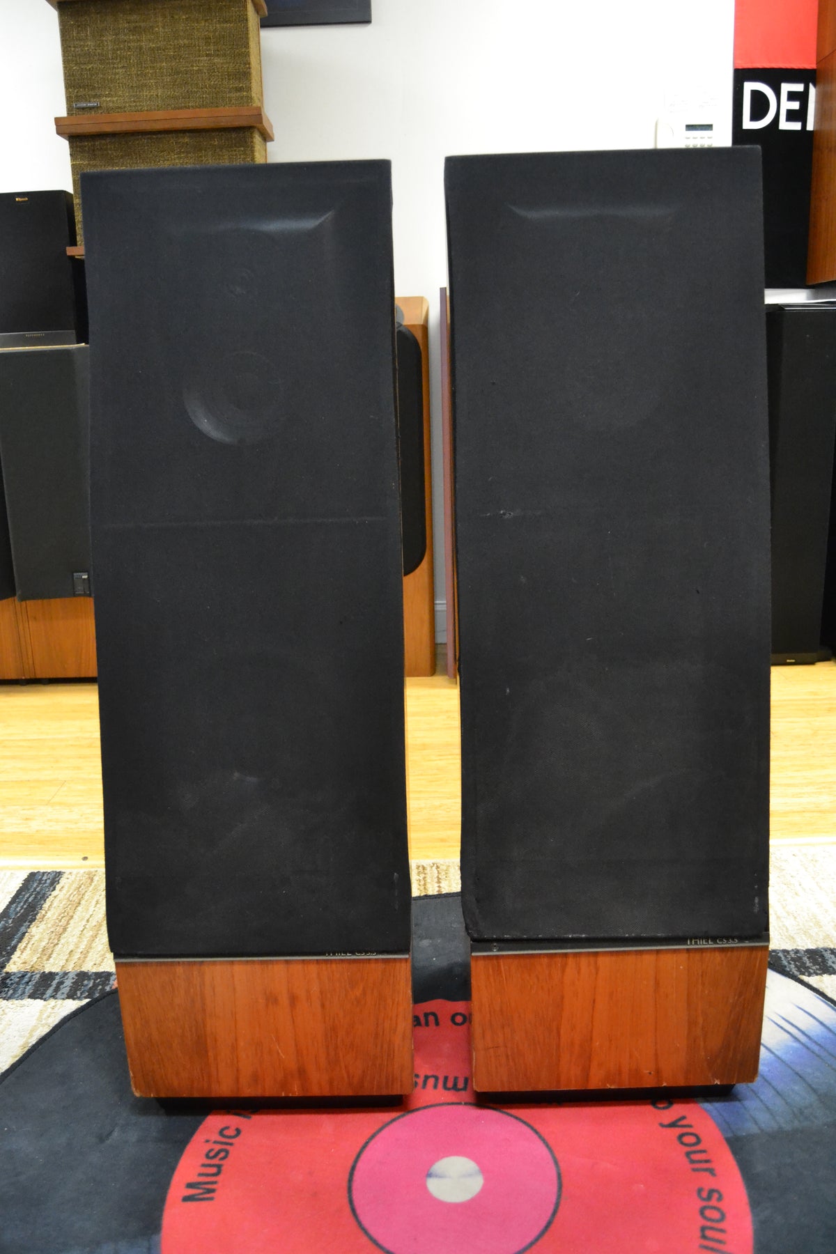 Thiel CS 3.5 Floor standing Speakers with Electronic Bass Eq * Fully Serviced *