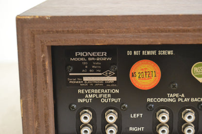 Pioneer SR-202W Reverberation Amplifier