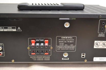 Onkyo TX-8211 Stereo Receiver * 50W RMS * Remote