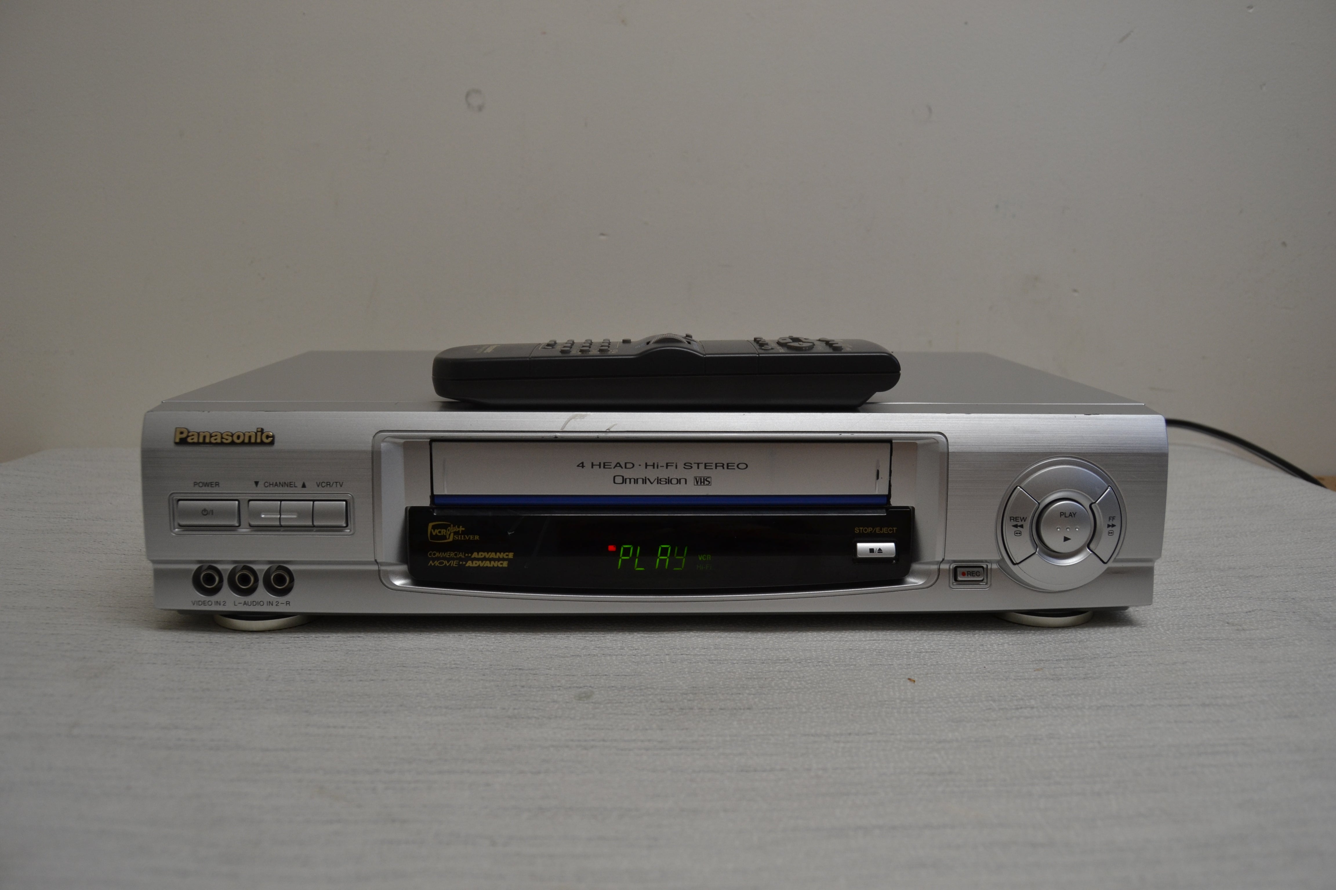 Panasonic PV-V4621 Video Cassette Recorder * HiFi Stereo * Remote * Fully Serviced
