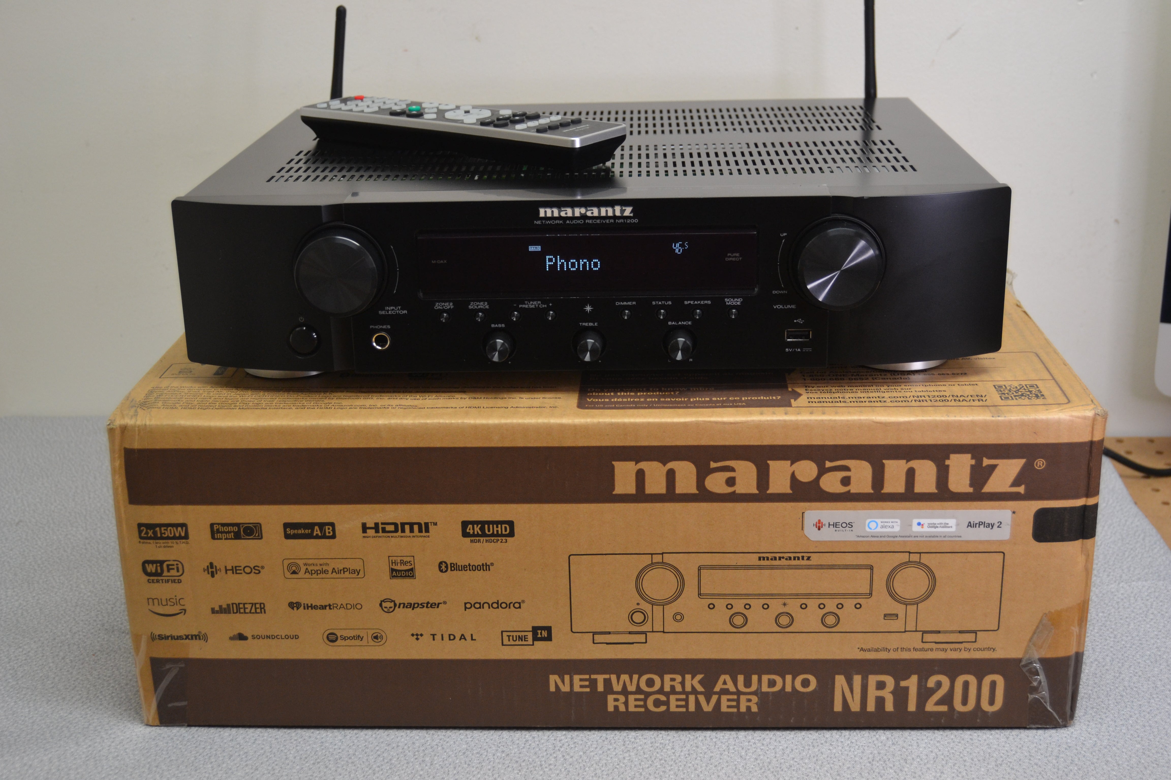 Marantz NR1200 Stereo Receiver * Remote * Box * Fully Serviced ! * 75W RMS