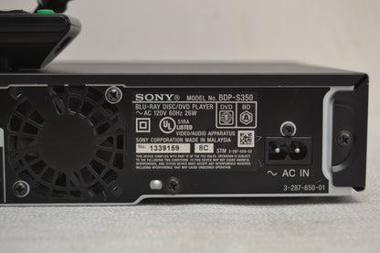 Sony BDP-S350 BluRay Player * Remote * Fully Serviced