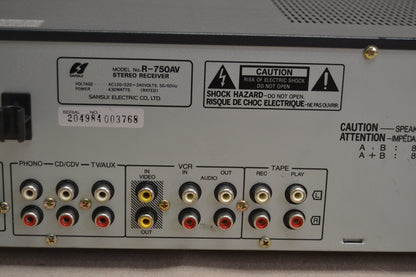 Sansui R-750AV Stereo Receiver * 1993 * 50W RMS