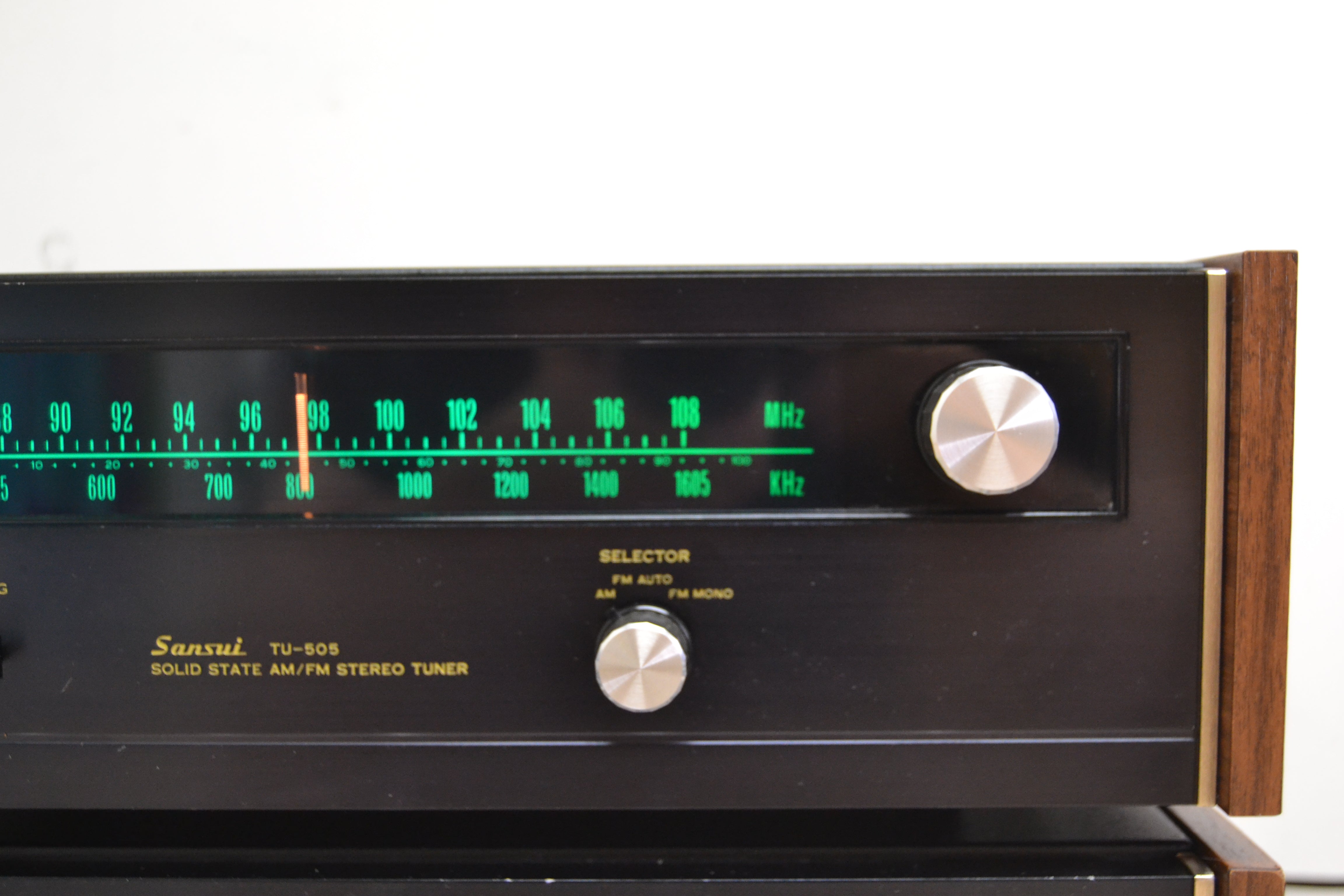 Sansui AU-505 Integrated Amplifier and TU-505 Tuner * AU505 Has