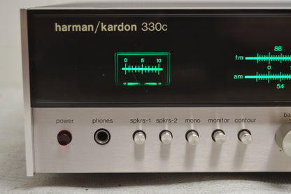 Harman Kardon 330C Stereo Receiver * 20W * Fully Serviced * Tuner VU Meter Do not Move *