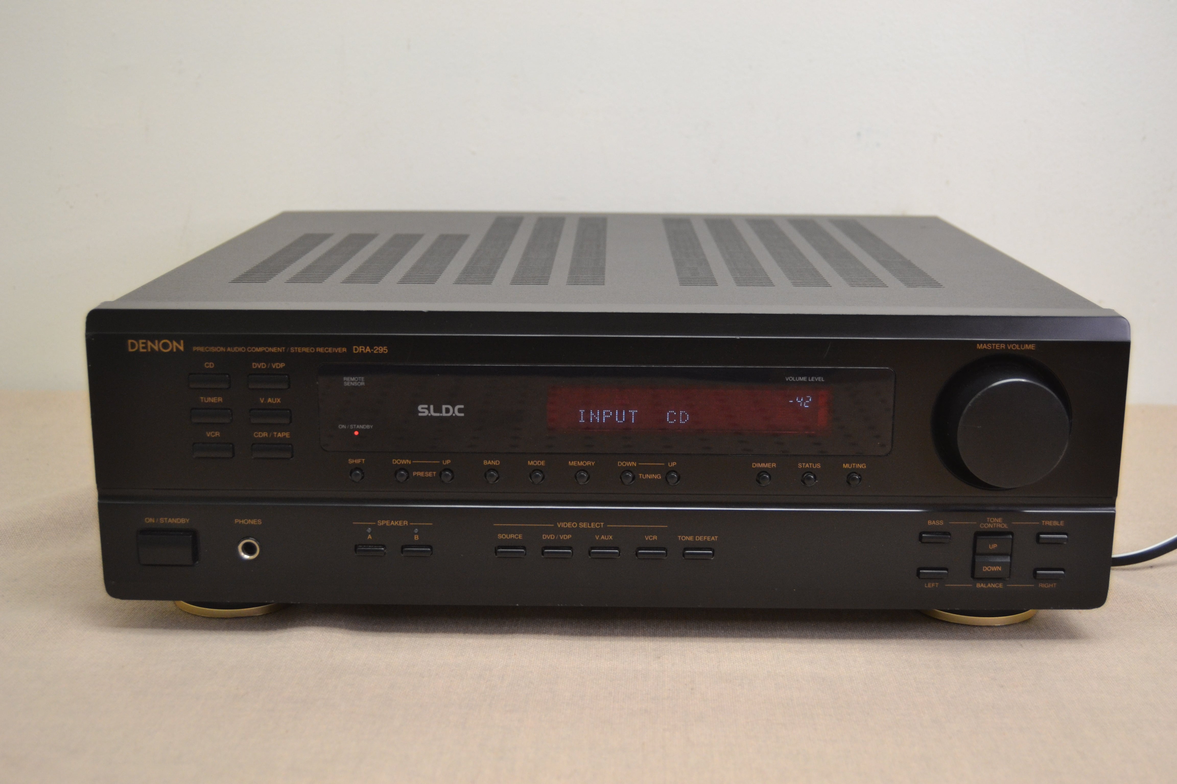 Denon DRA-295 nStereo Receiver * 50W RMS