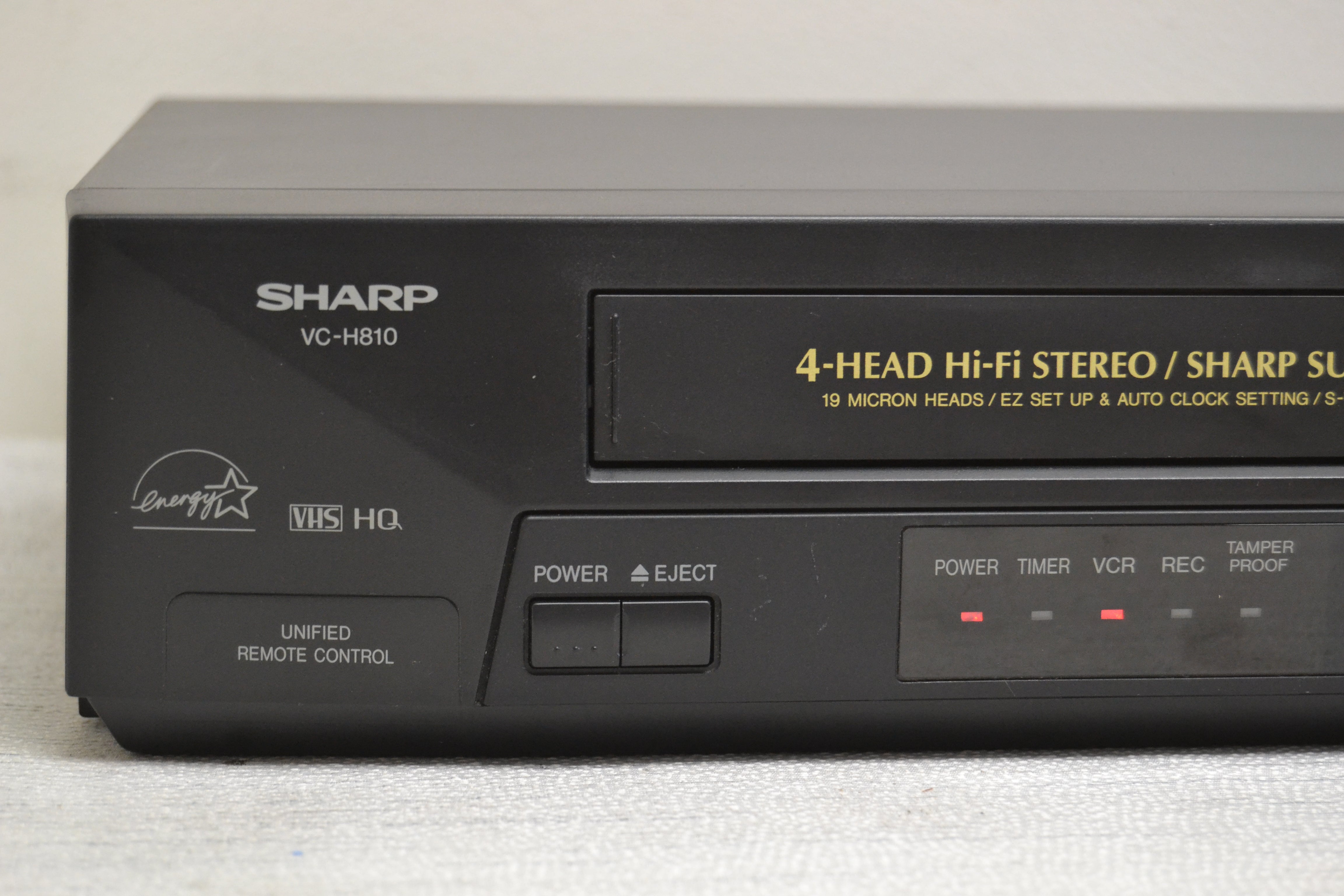Sharp VC-H810 Video Cassette Recorder * HiFi Stereo * Fully Serviced