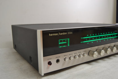 Harman Kardon 330C Stereo Receiver * 20W * Fully Serviced * Tuner VU Meter Do not Move *